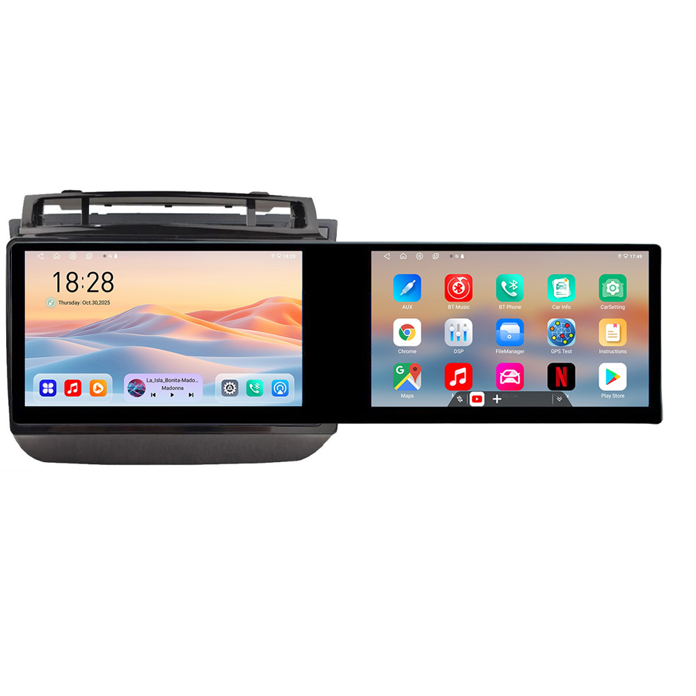 Navigatie VW Touareg 2012-2019 Kit-1142 Edotec 2 ecrane 8 core 4+128 21.6 inch Incell android Wifi 5Ghz gps internet