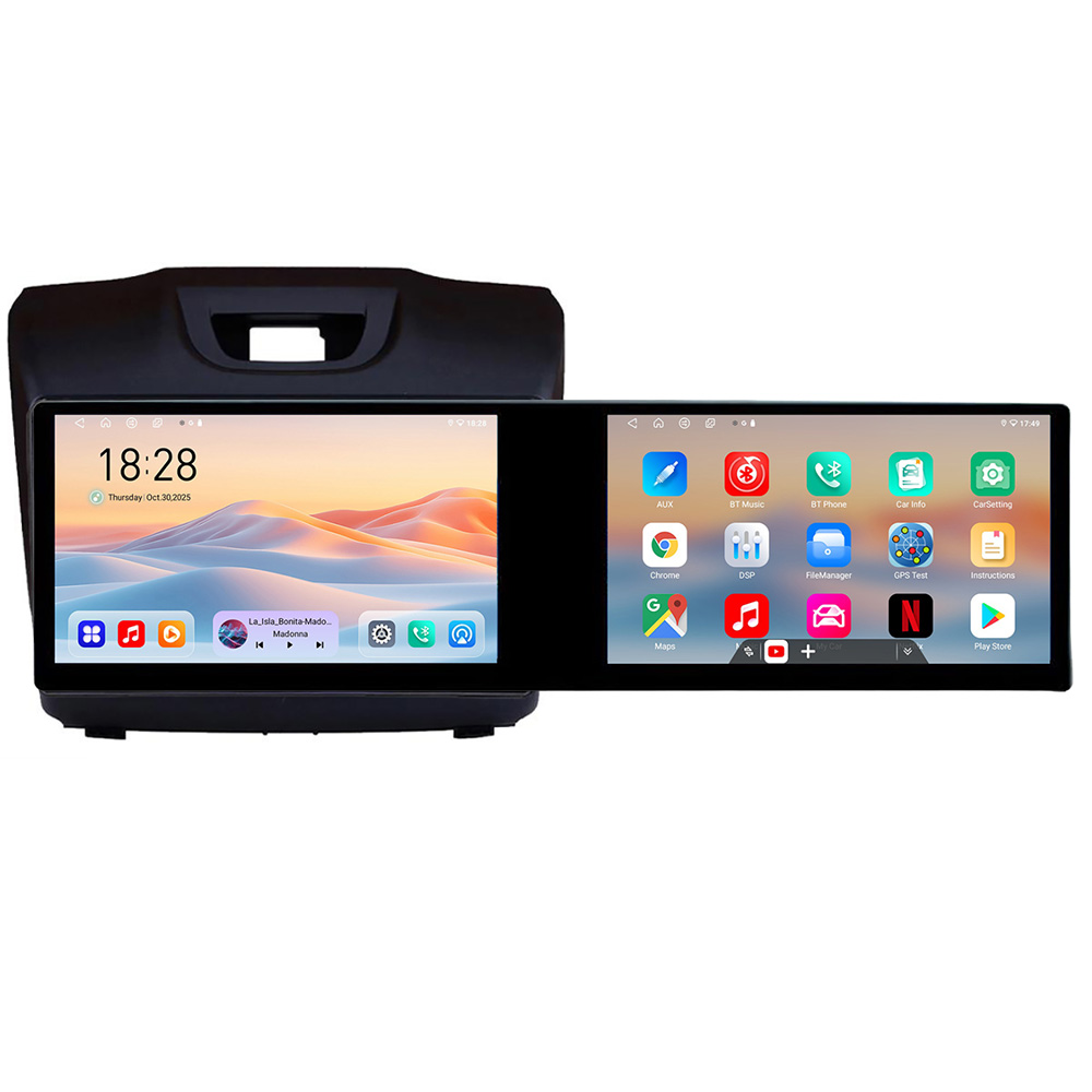 Navigatie Isuzu D-Max Kit-2234 Edotec 2 ecrane 8 core 4+128 21.6 inch Incell android Wifi 5Ghz gps internet