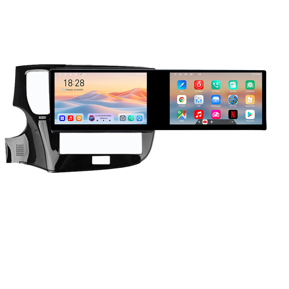 Navigatie Mitsubishi Oultander 2020- Kit-1230-20 Edotec 2 ecrane 8 core 4+128 21.6 inch Incell android Wifi 5Ghz gps internet 32