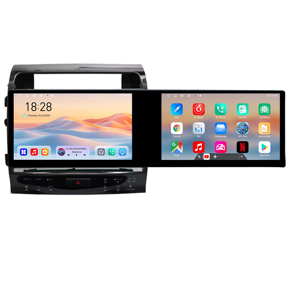 Navigatie Toyota Land Cruiser V8 L200 2009-2020 Edotec Incell 1K 10.5 inch 8 core 4+128 carplay android auto radio internet kit-381-type-b+EDT-E211-RK+kit-10-9