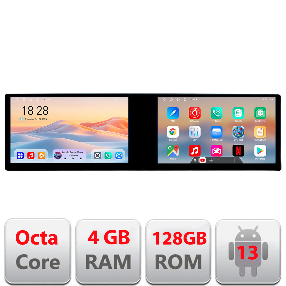 Navigație Kia Ceed 2007-2009 Edotec 21.6 inch, Android, 4GB+128GB