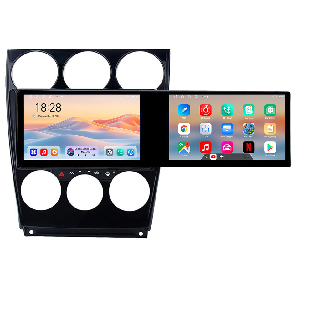 Navigatie Mazda 6 2004-2008 Kit-944 Edotec 2 ecrane 8 core 4+128 21.6 inch Incell android Wifi 5Ghz gps internet