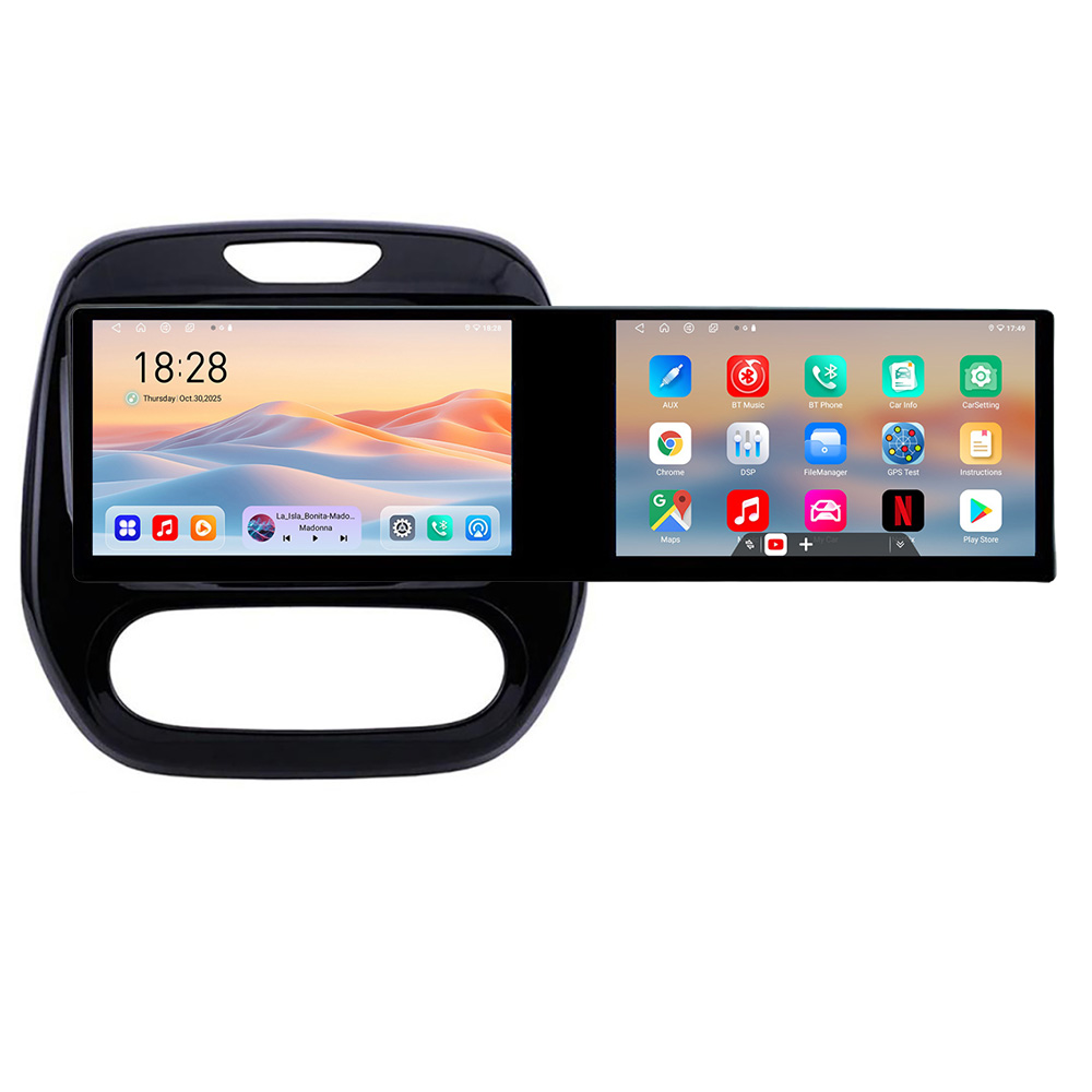 Navigatie Renault Captur 21.6 inch Android, 8 core, 4GB RAM, 128GB