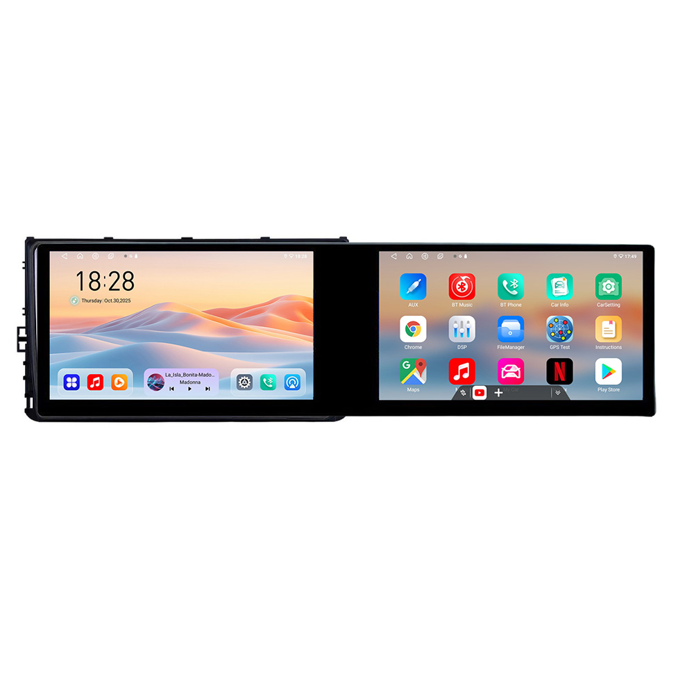 Navigatie VW Edotec Kit-933, 2 ecrane 21.6 inch, Android, 4GB+128GB