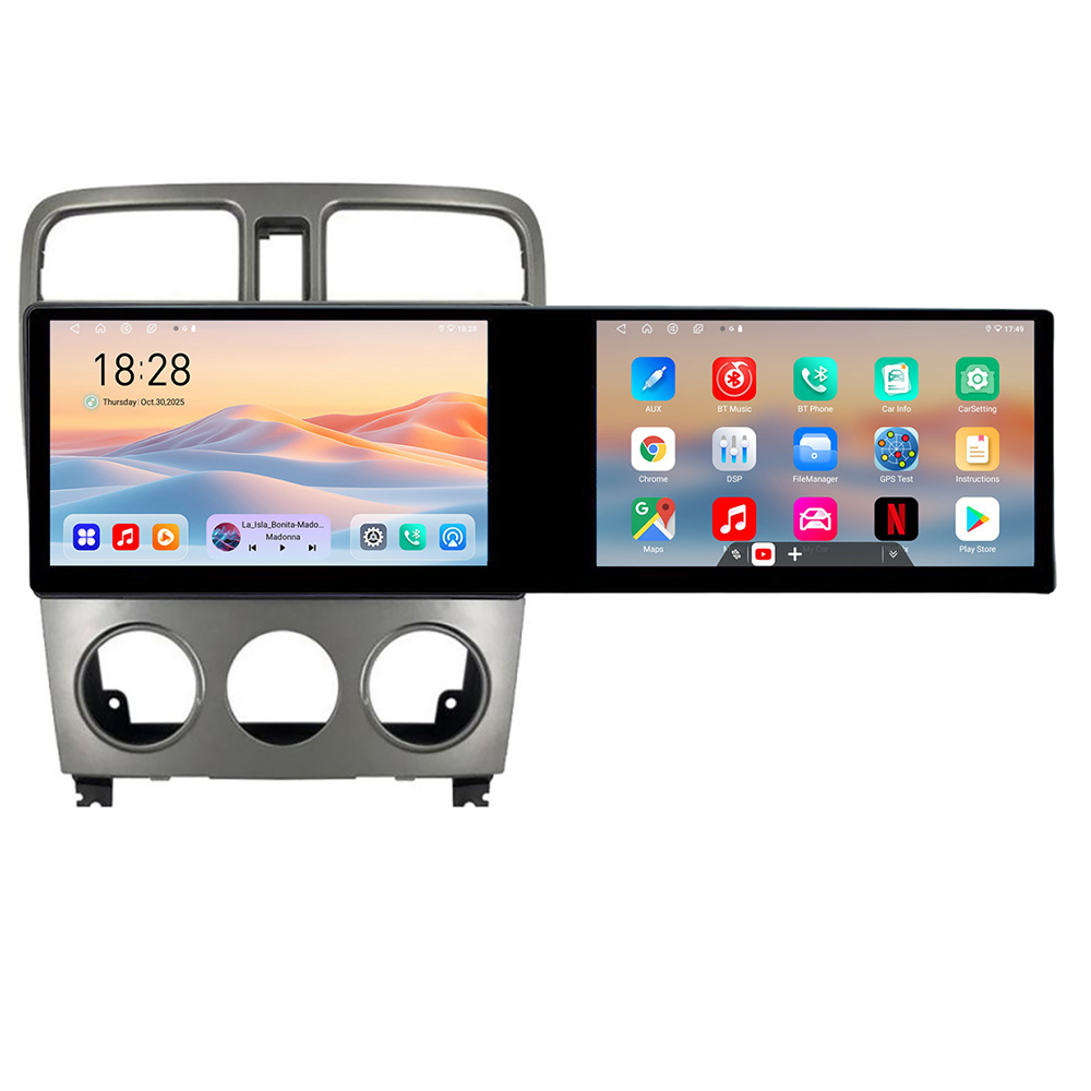 Navigatie Subaru Forester 2004-2008 Kit-forester Edotec 2 ecrane 8 core 4+128 21.6 inch Incell android Wifi 5Ghz gps internet 32