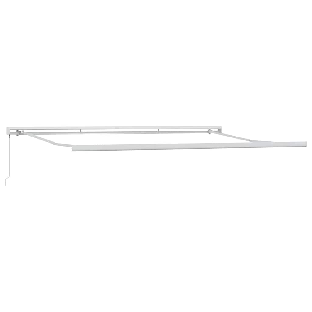 Copertină retractabilă manual, maro, 450x300 cm GartenMobel Dekor