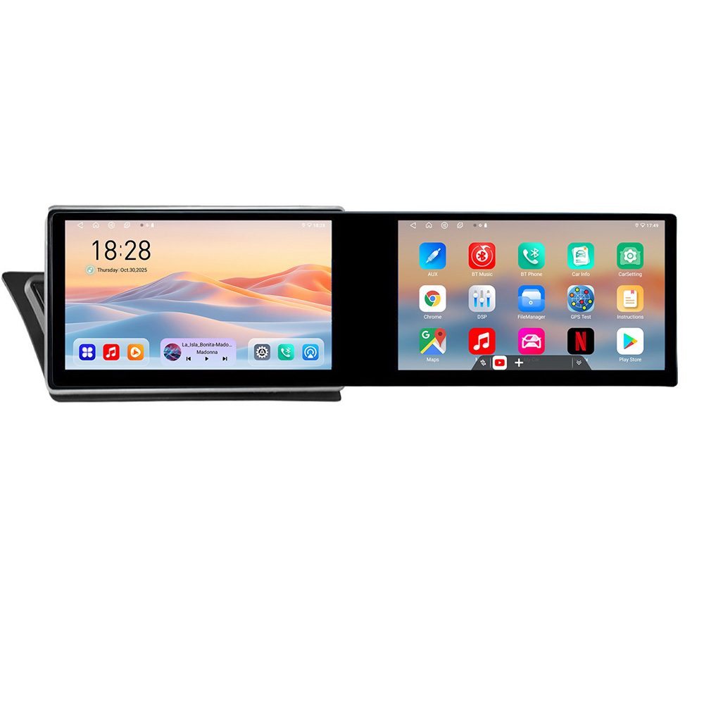 Navigatie Audi Q5 2008-2016 NON-MMI Kit-Q5 Edotec 2 ecrane 8 core 4+128 21.6 inch Incell android Wifi 5Ghz gps internet