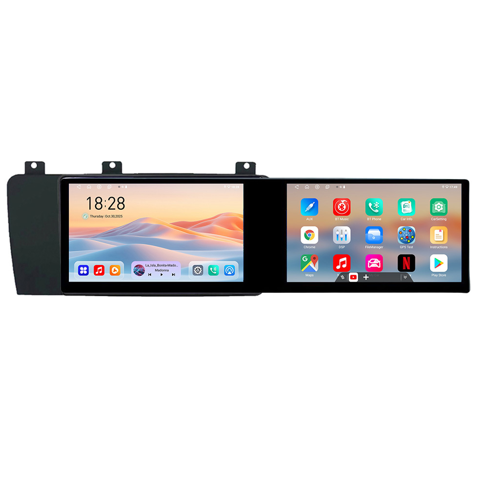 Navigatie dedicata Volvo S60 2002-2008 Edotec 2 ecrane 8 core 4+128 21.6 inch Incell android Wifi 5Ghz gps internet Kit-s60-02