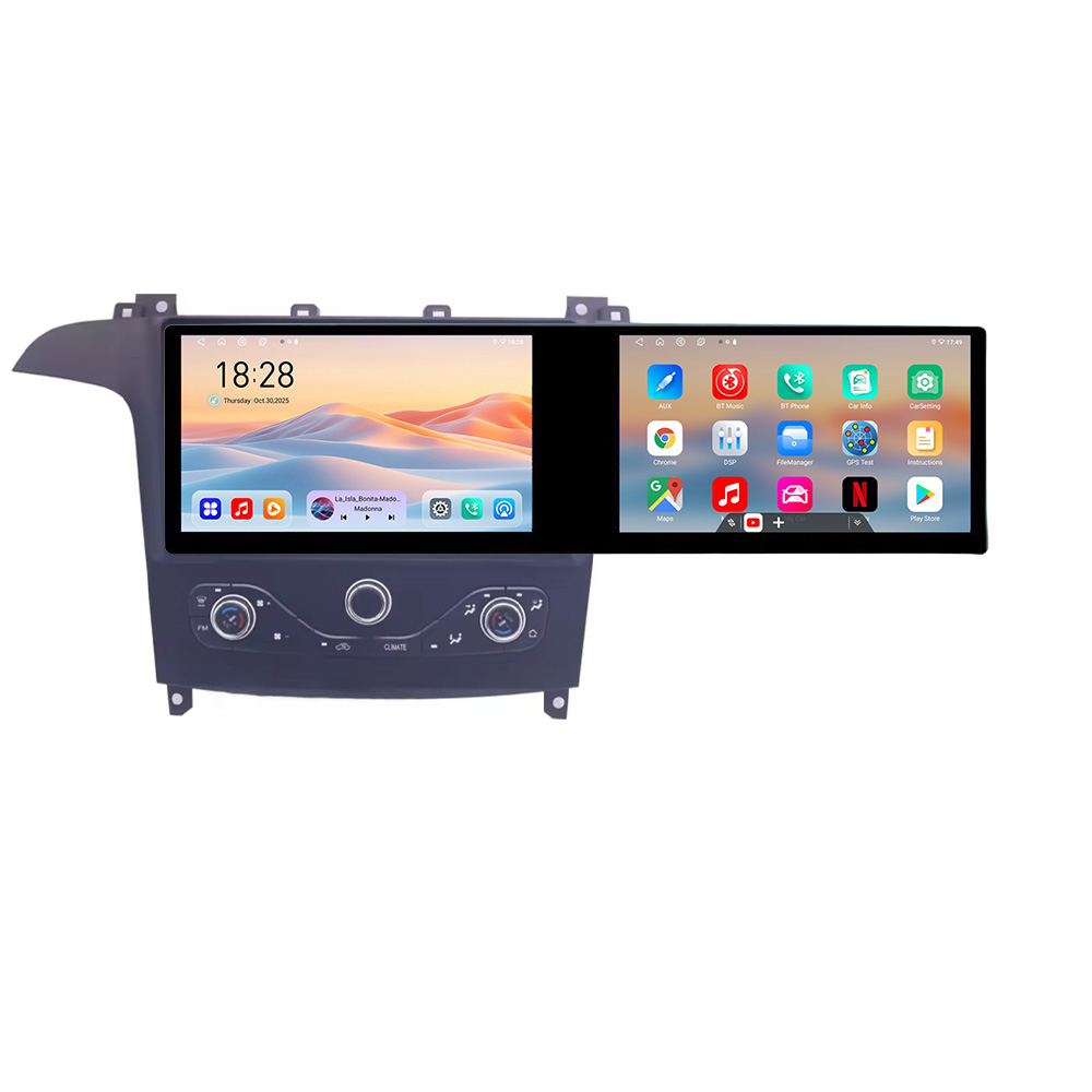 Navigatie Ford S-Max 2006-2014 Edotec 10.5 inch, 4GB RAM, 128GB, CarPlay