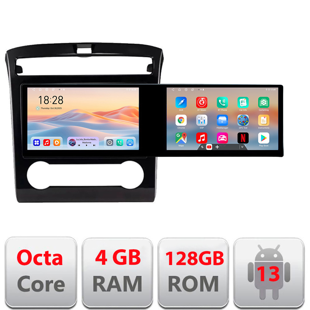 Navigatie Hyundai Tucson 2021- Edotec 2 ecrane 8 core 4+128 21.6 inch Incell android Wifi 5Ghz gps internet