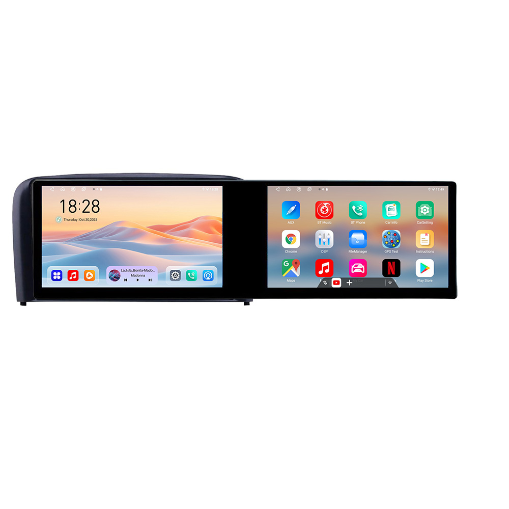 Navigatie Volvo S80 2004-2006 Kit-S80 Edotec 2 ecrane 8 core 4+128 21.6 inch Incell android Wifi 5Ghz gps internet Co