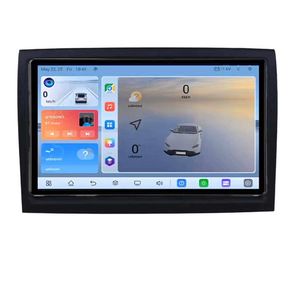 Navigație Android Fiat Ducato 2022+ QLED 8GB RAM 128GB GPS 4G ADAS