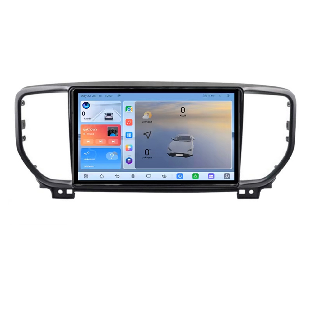 Navigație Android Kia Sportage facelift 2019, QLED 8+128GB, 4G, GPS