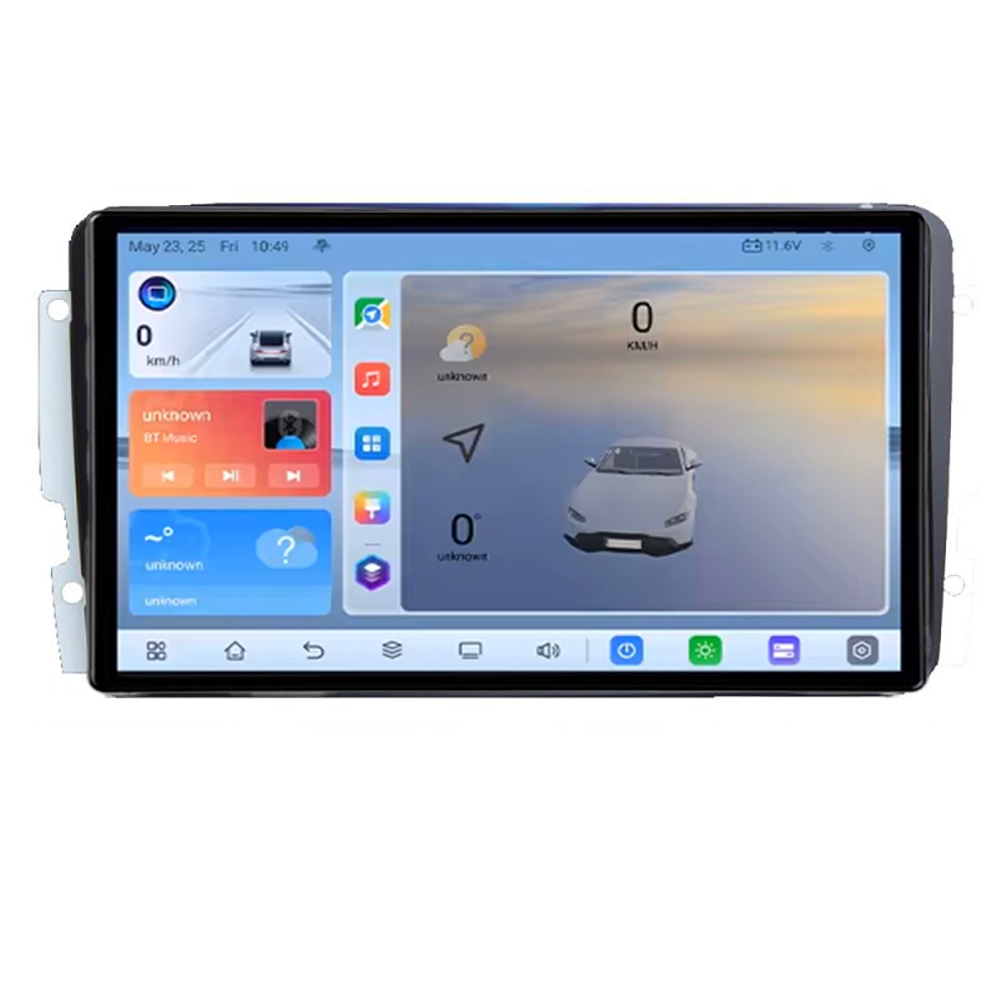 Navigație Android Mercedes W203, Vito, Viano 8+128GB QLED GPS 4G