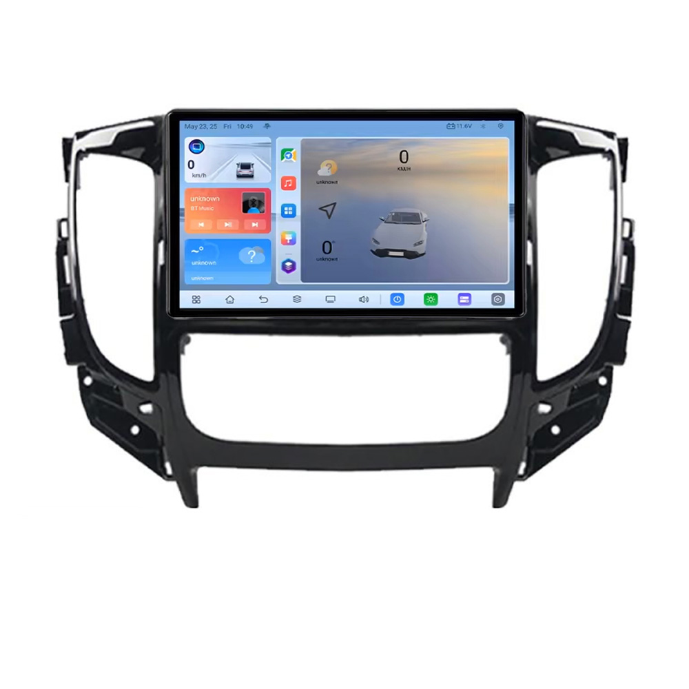 Navigatie Android QLED 8+128 pentru Mitsubishi L200 2014-2020 cu GPS 4G