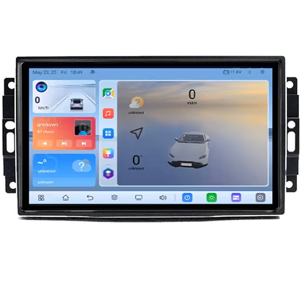 Navigatie Android Chrysler Jeep C-202, 8GB RAM, 128GB, QLED 1K, 4G