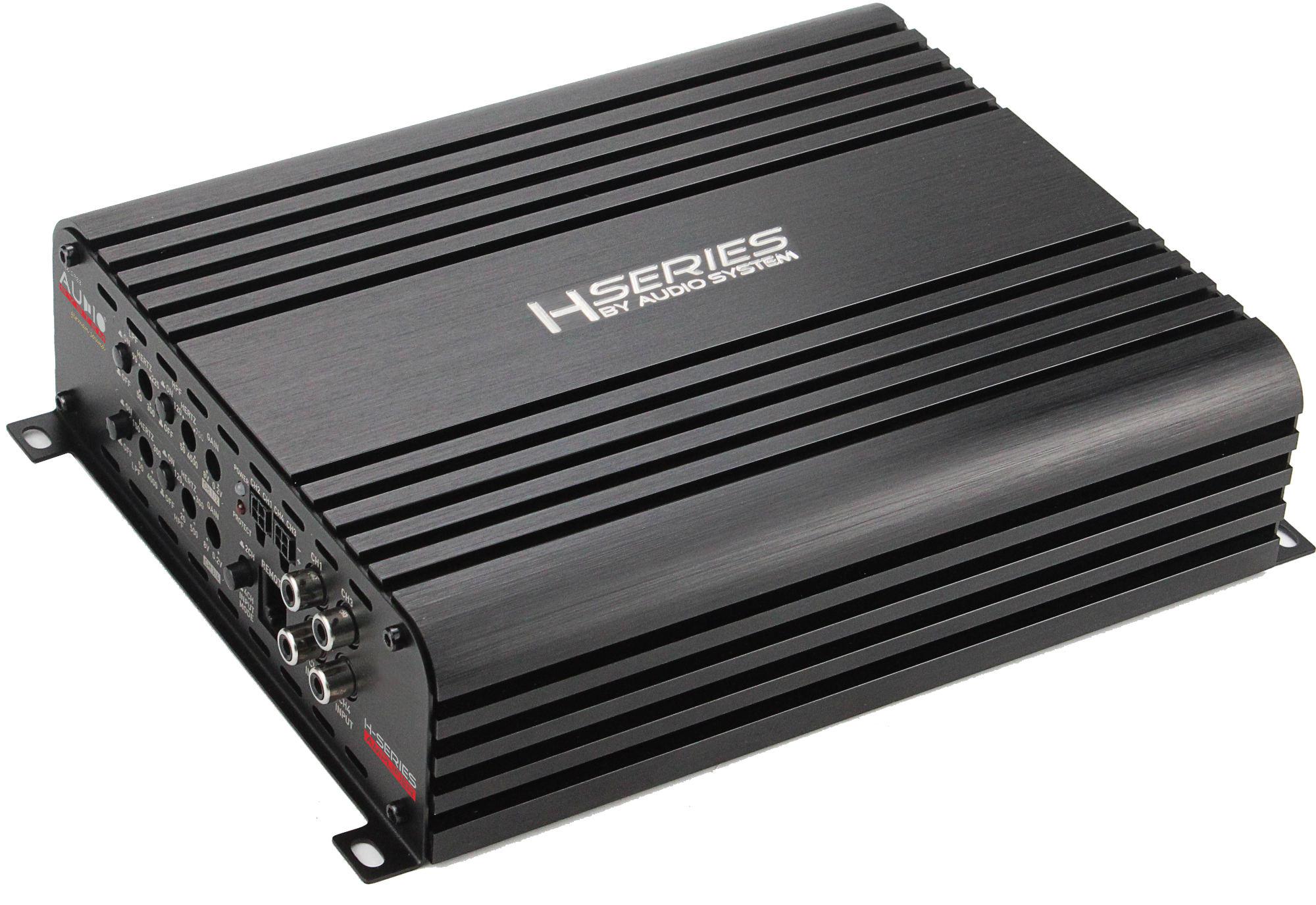 Amplificator auto Audio System H-1400.4D, 4 canale, clasa D, stabil 1 Ohm