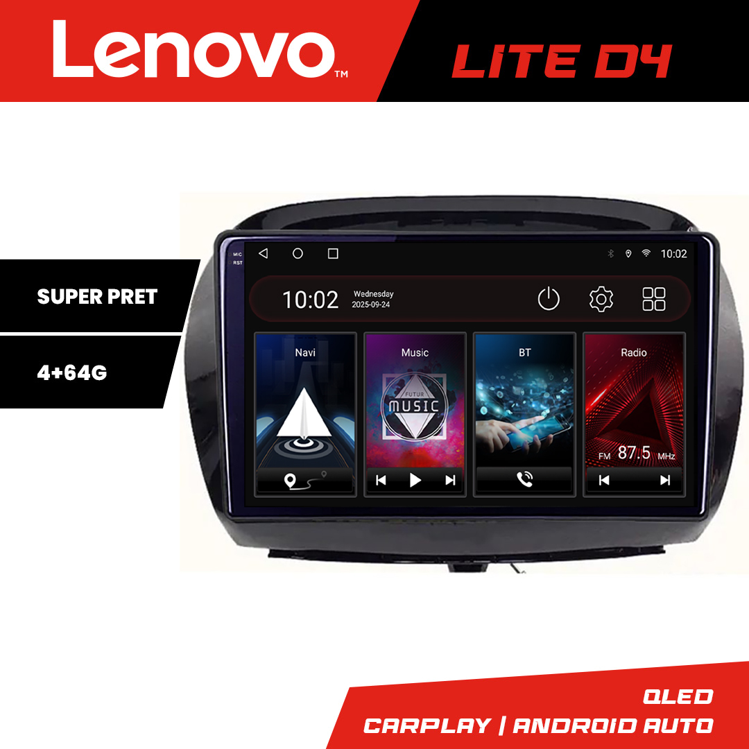 Navigatie dedicata Honda FR-V 2004-2009 Lenovo QLED 4+64 CarPlay