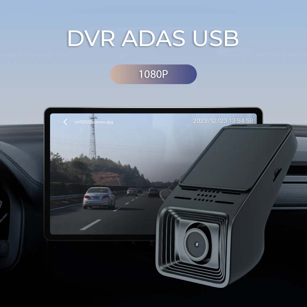 Camera DVR fata si spate Edotec Adas asistenta condus LCW FCW Full HD 1080p DVR-ADAS-TOPA