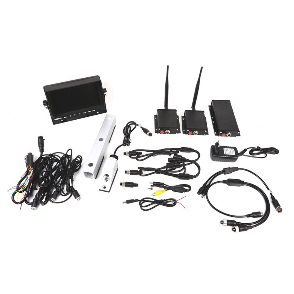Kit camere wireless pentru stivuitor cu monitor 7 inch si baterie 5200mAh