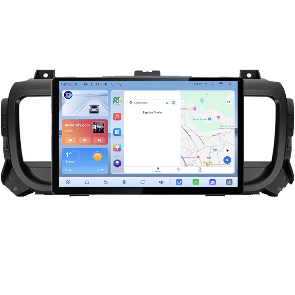 Navigație dedicată Citroen Jumpy / Proace / Traveller 13 inch Android 4+64GB
