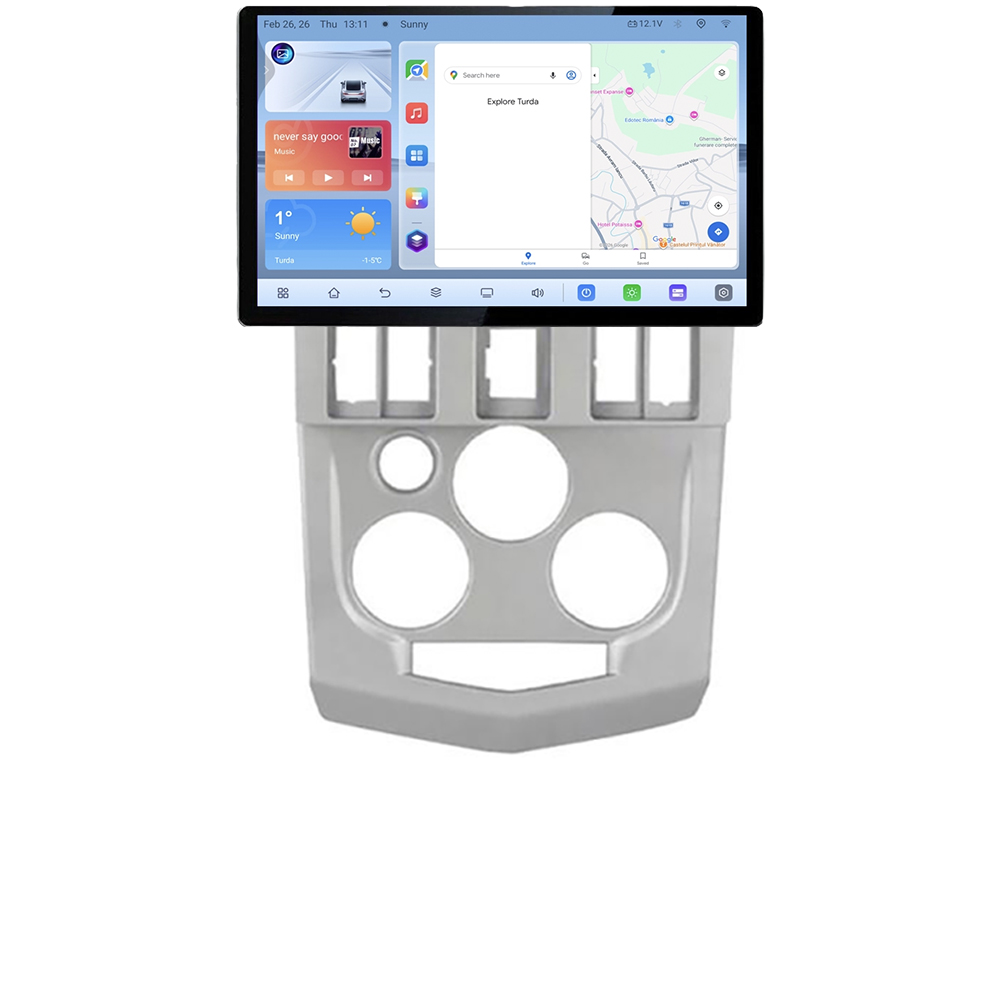Navigatie dedicata Dacia Logan 1 2003-2010, 13 inch, Android, 4G, 4+64GB