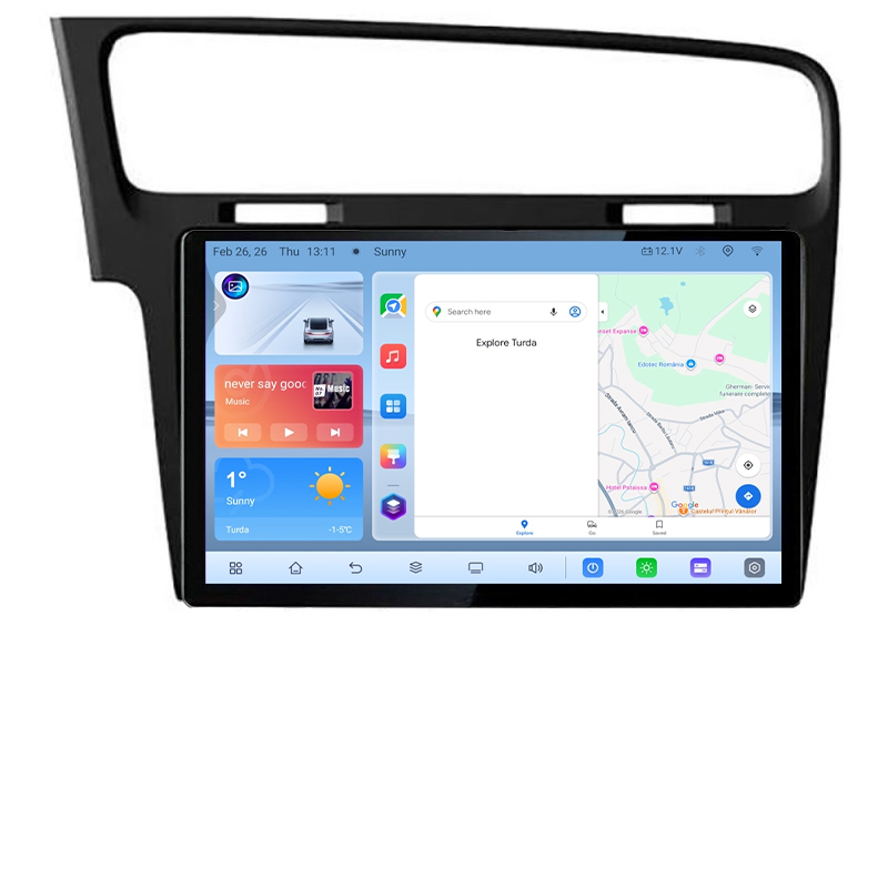 Navigatie dedicata VW Golf 7, ecran 13 inch, Android 4+64GB, 4G