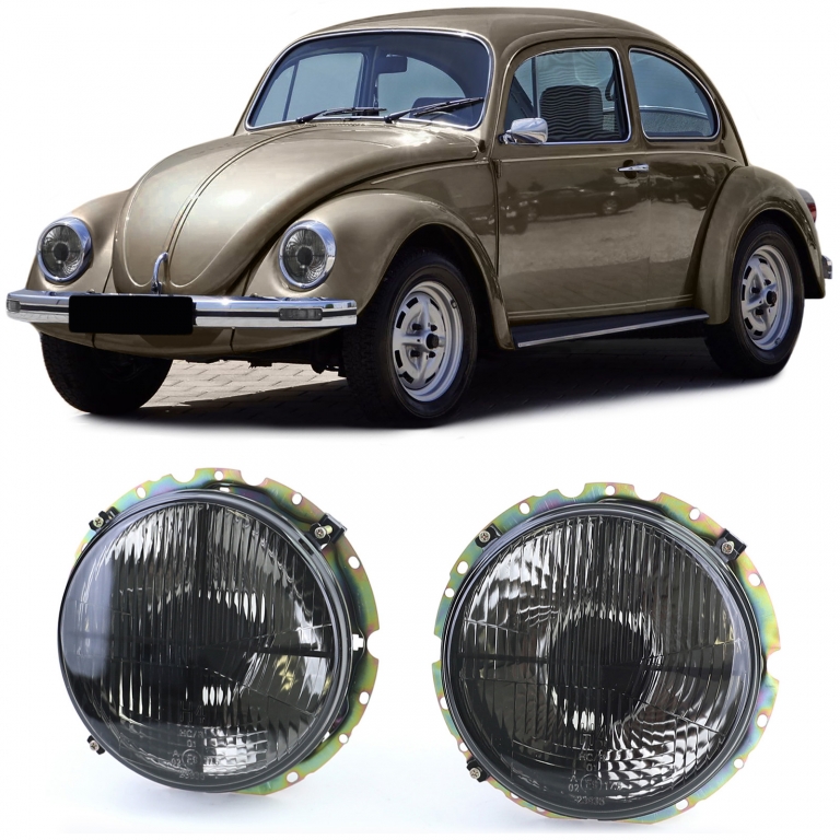 Faruri fumurii cu mira potrivite pentru VW Beetle + Cabriolet din 73 Performance AutoTuning
