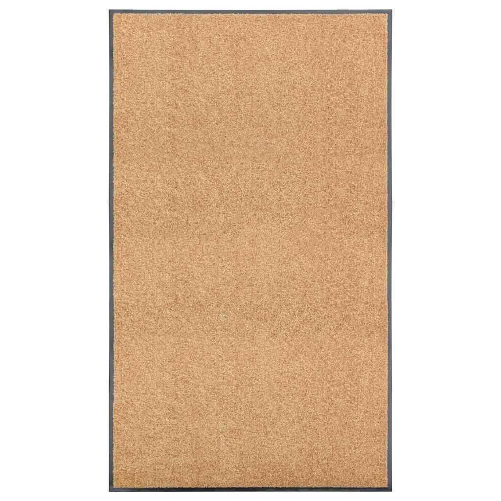 Covoraș de ușă lavabil, crem, 90 x 150 cm GartenMobel Dekor