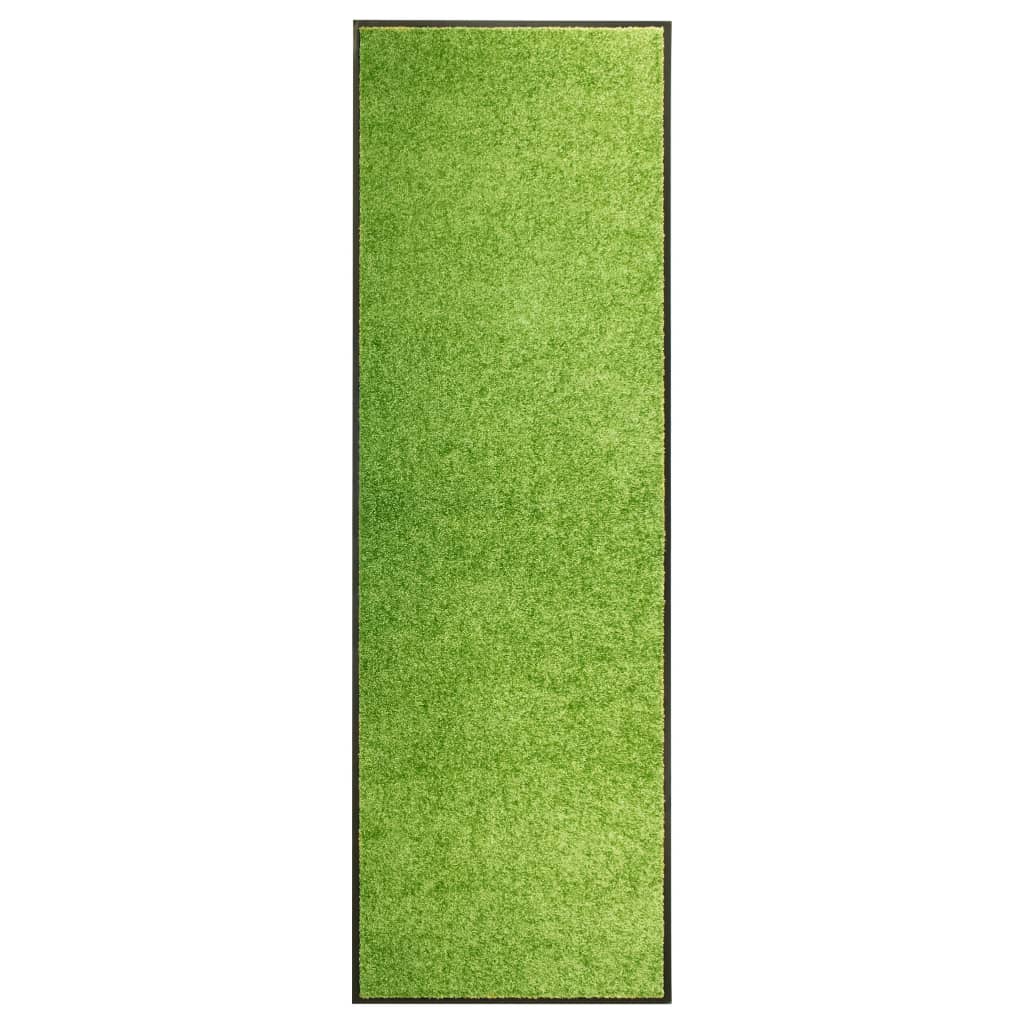 Covoraș de ușă lavabil, verde, 60 x 180 cm GartenMobel Dekor