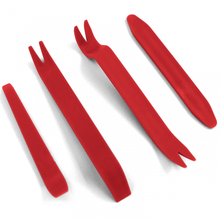 Unealtă de îndepărtare pentru montarea levierului panoului interior al mașinii, benzi roșii Performance AutoTuning