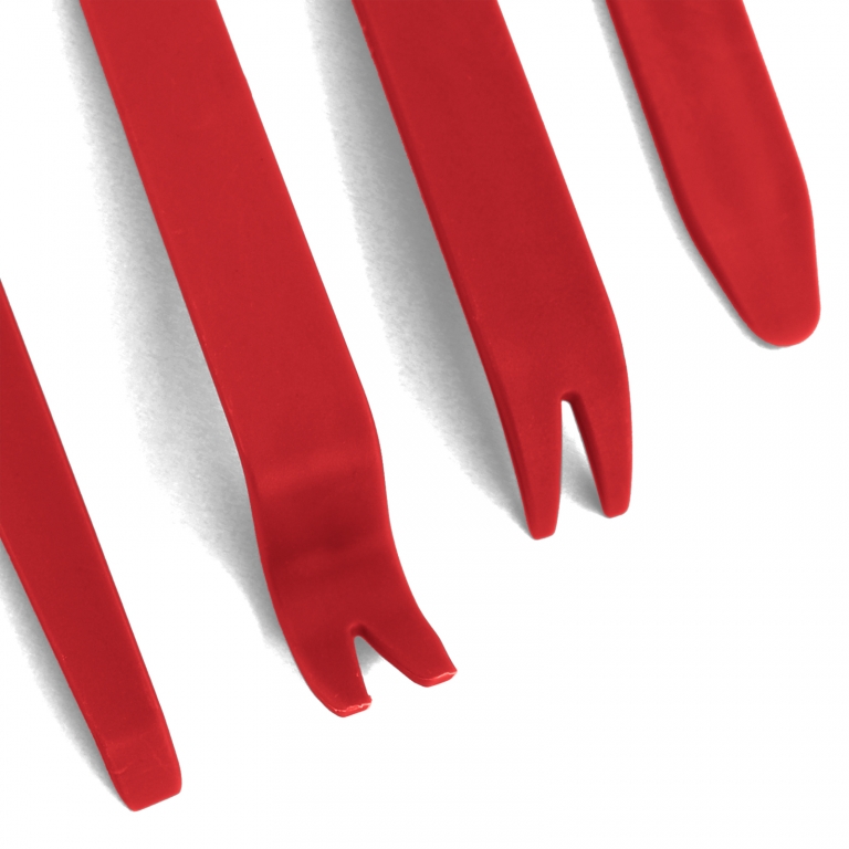 Unealtă de îndepărtare pentru montarea levierului panoului interior al mașinii, benzi roșii Performance AutoTuning