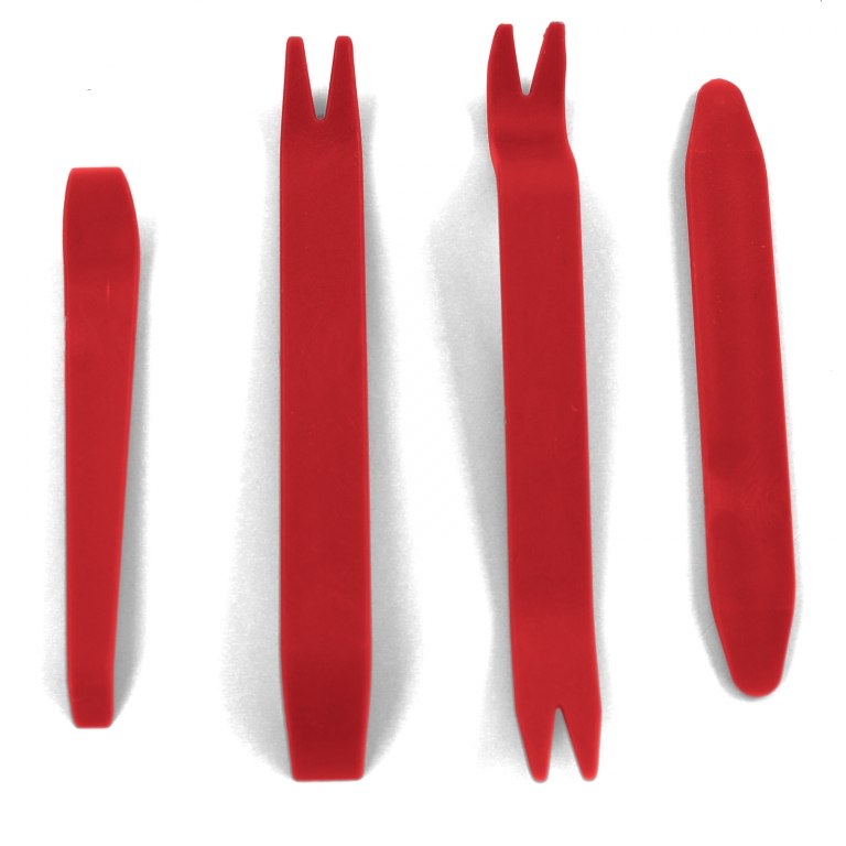 Unealtă de îndepărtare pentru montarea levierului panoului interior al mașinii, benzi roșii Performance AutoTuning