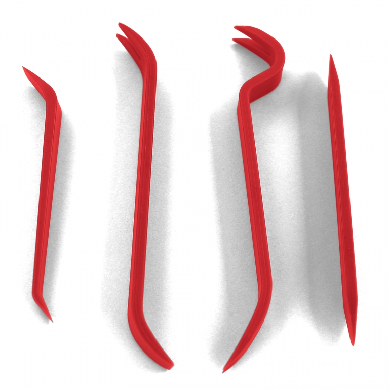 Unealtă de îndepărtare pentru montarea levierului panoului interior al mașinii, benzi roșii Performance AutoTuning