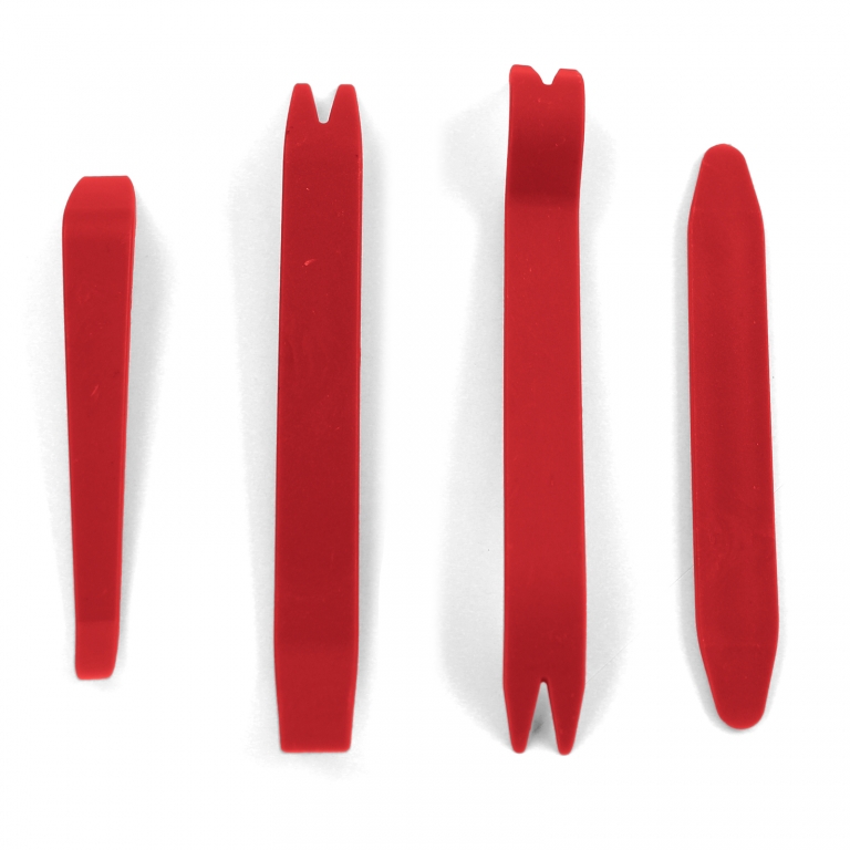 Unealtă de îndepărtare pentru montarea levierului panoului interior al mașinii, benzi roșii Performance AutoTuning