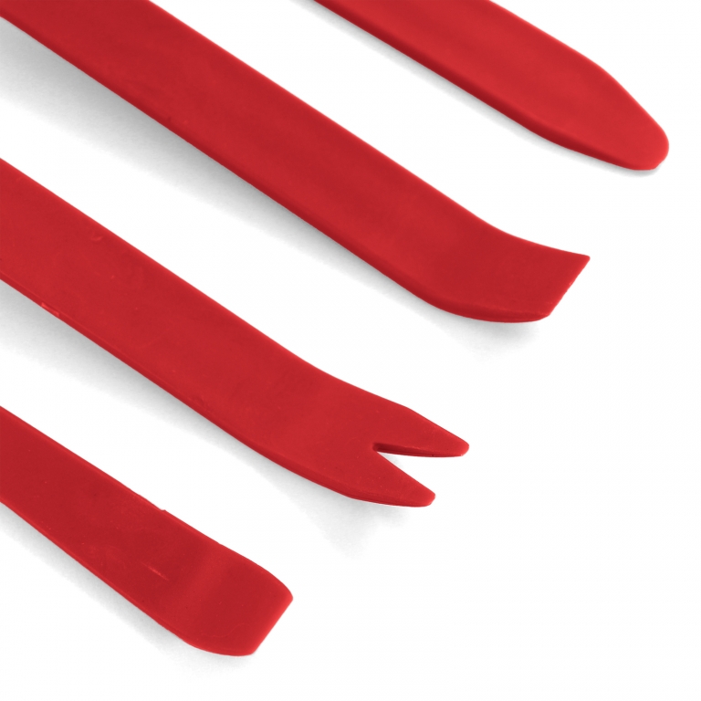 Unealtă de îndepărtare pentru montarea levierului panoului interior al mașinii, benzi roșii Performance AutoTuning