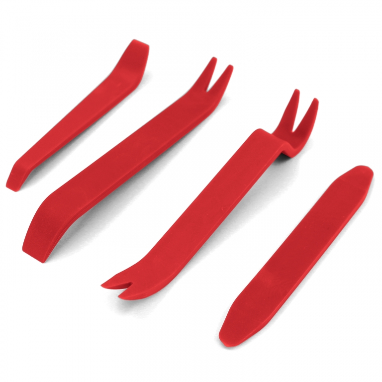 Unealtă de îndepărtare pentru montarea levierului panoului interior al mașinii, benzi roșii Performance AutoTuning