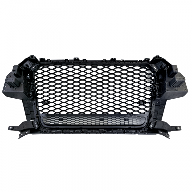 Grilaj sport cu fagure negru lucios, potrivit pentru Audi Q3 8U pre-facelift 11-15 Performance AutoTuning