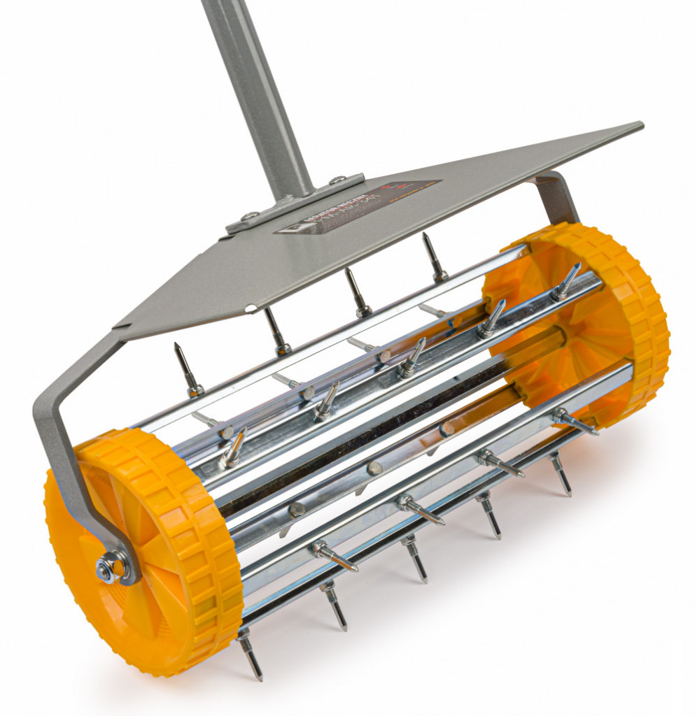 Powermat Aerator manual pentru gazon cu cilindru PM-AR-34T