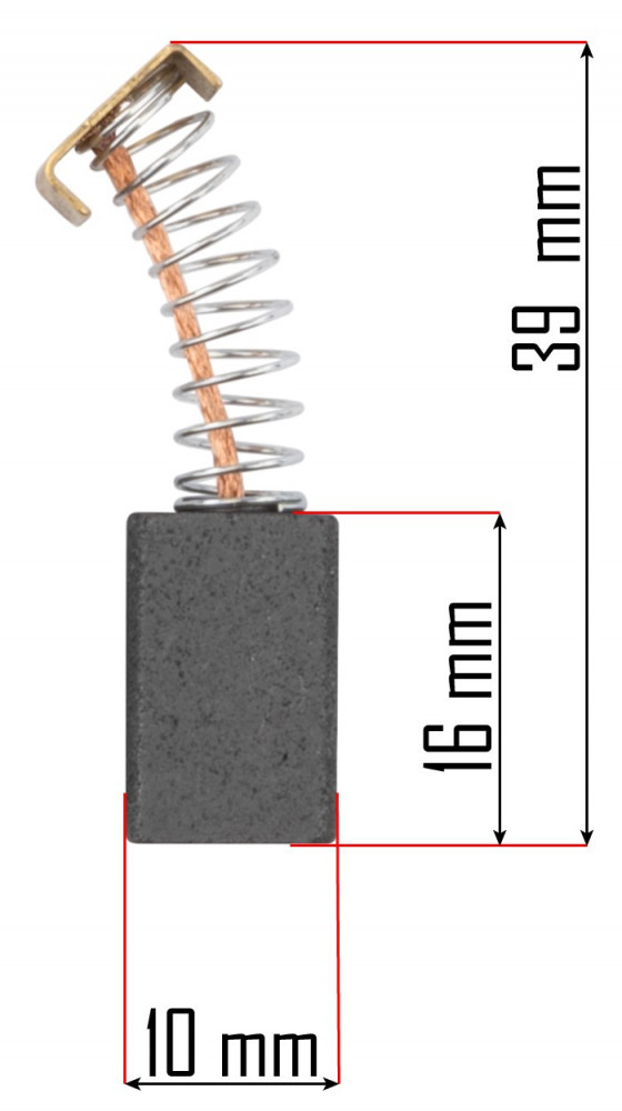 Powermat Perie de carbon pentru aeratorul de gazon PM-AEW-2550M-SZ
