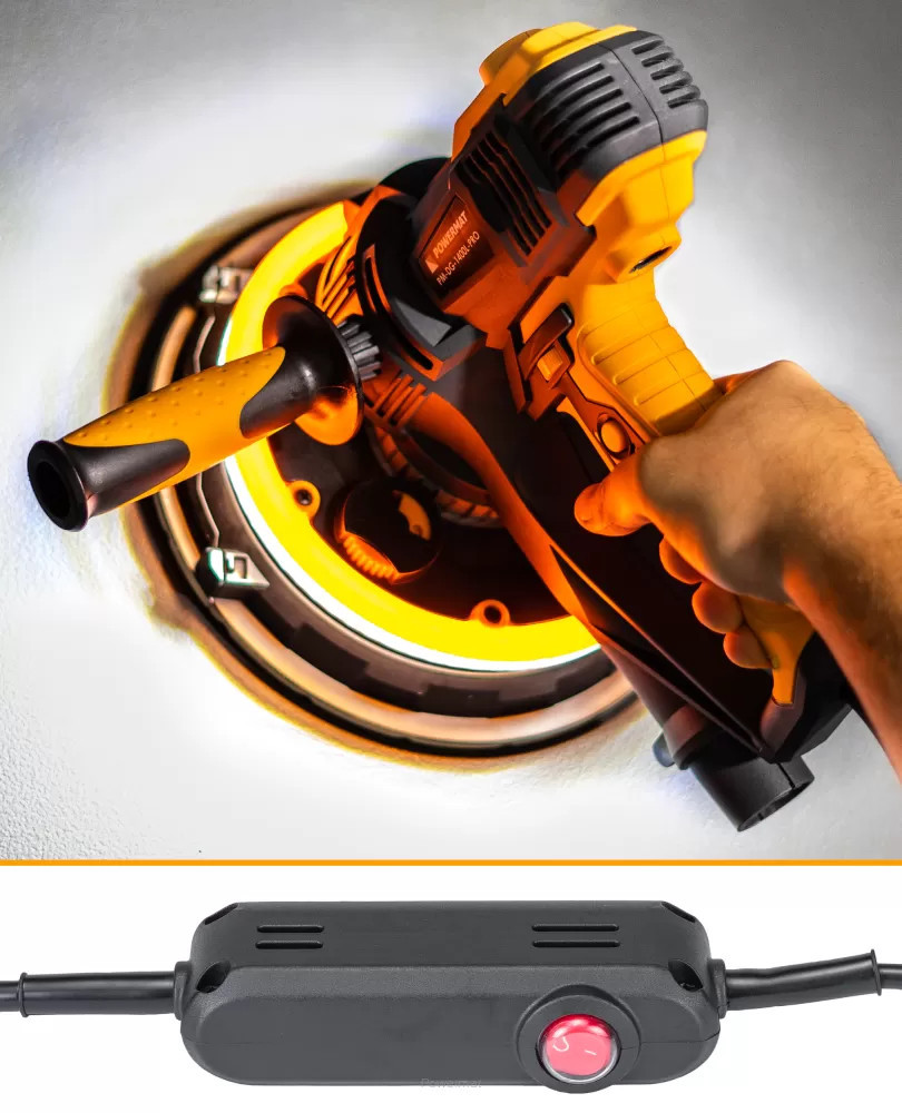 Polizor de perete Powermat PM-DG-1400L-PRO 1400W cu LED 360°