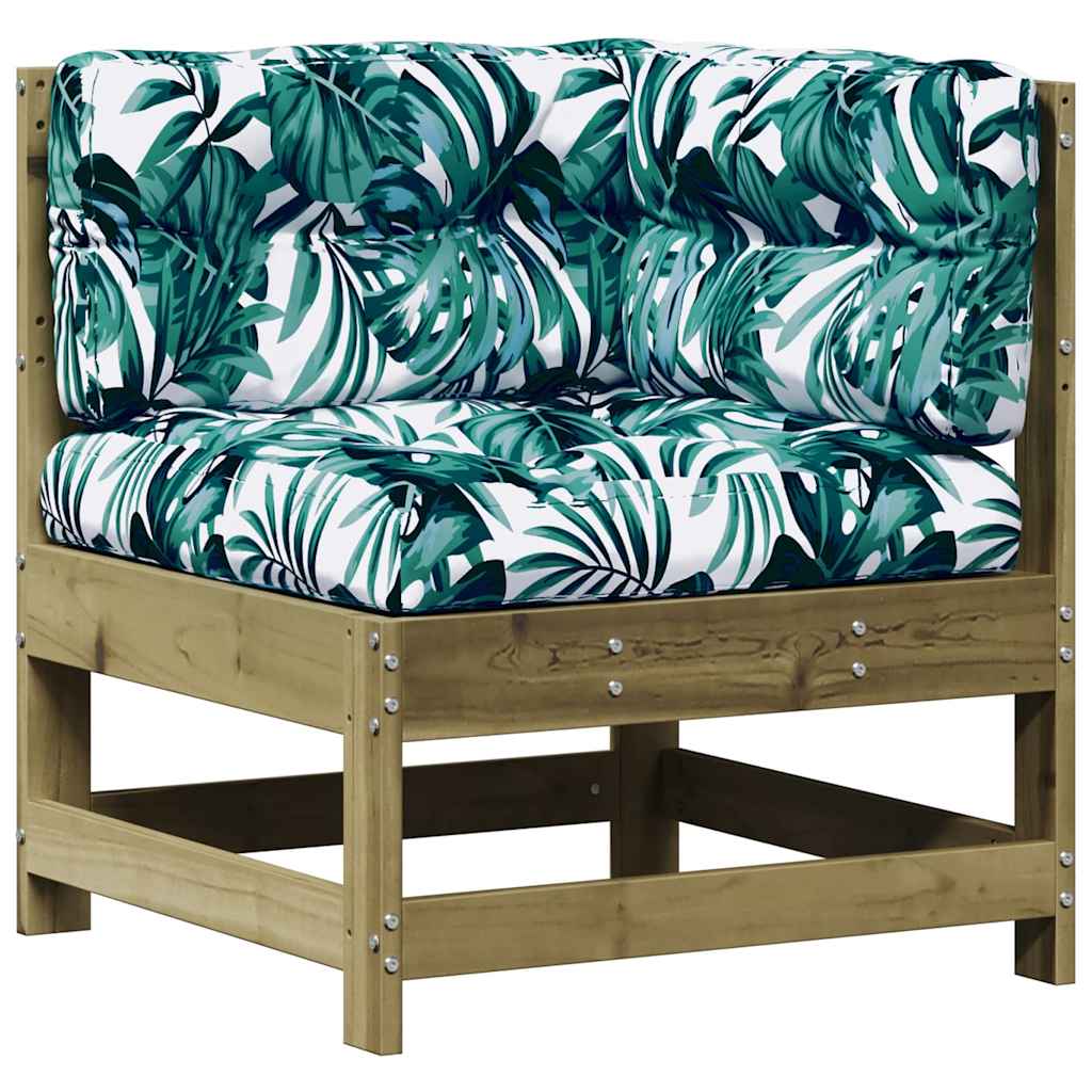 Set mobilier de grădină cu perne, 8 piese, lemn de pin tratat GartenMobel Dekor