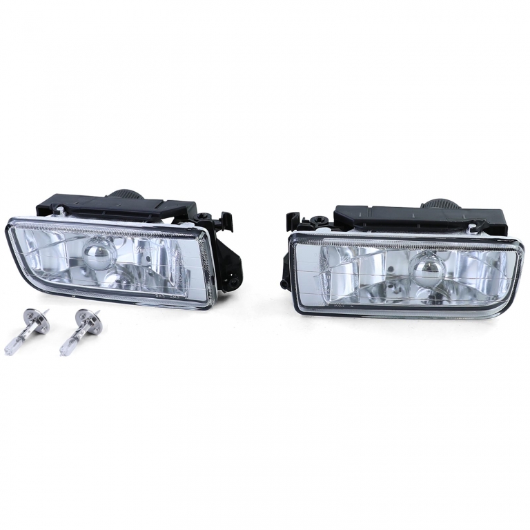 Faruri de ceata din sticla clara H1, pereche, potrivite pentru BMW Seria 3 E36, inclusiv M3 90-99 Performance AutoTuning