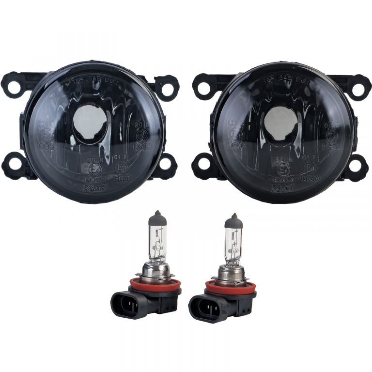 Faruri de ceață din sticlă clară cu fum negru, potrivite pentru Citroen C1 C4 C5 C6 Xsara C-Crosser Performance AutoTuning