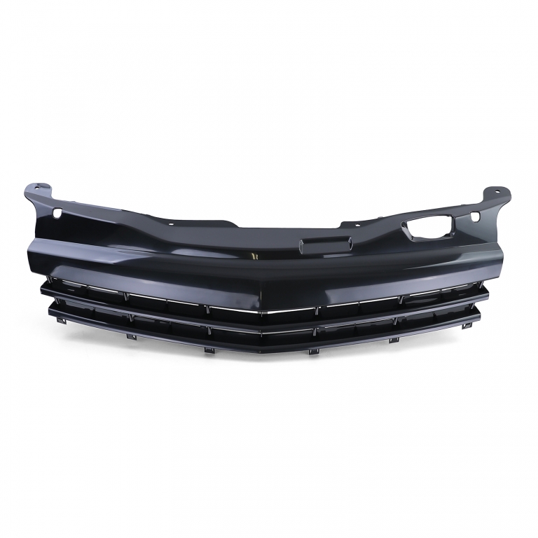 Grilă sport radiator fără emblemă neagră, potrivită pentru Opel Astra H GTC TwinTop 05-10 Performance AutoTuning