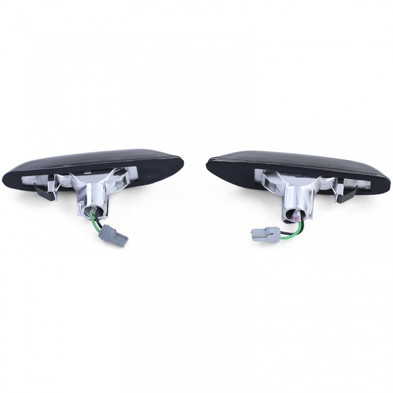 Indicatori laterali LED fumuriu negru potriviți pentru BMW E46 E60 E61 X3 E83 Performance AutoTuning