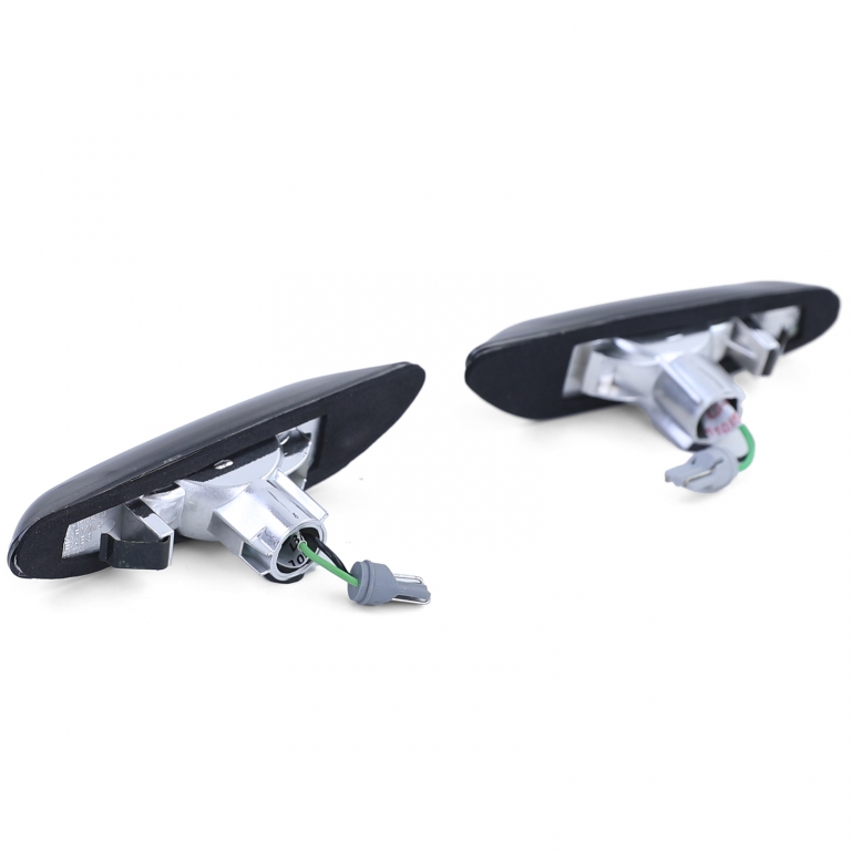 Indicatori laterali LED fumuriu negru potriviți pentru BMW E46 E60 E61 X3 E83 Performance AutoTuning