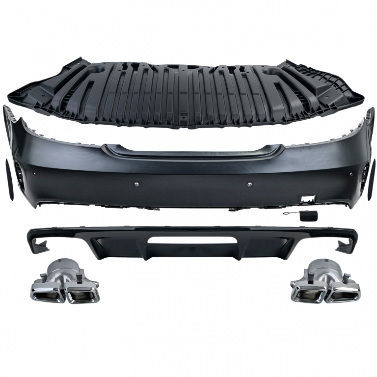 Kit caroserie sport bara grilă difuzor potrivit pentru Mercedes CLS C218 W218 2011-2018 Performance AutoTuning