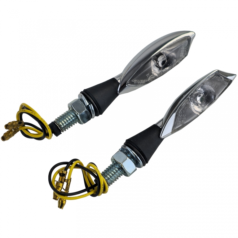 Semnalizator LED Mini pentru motocicletă MORELLA Chrome cu E-Mark Performance AutoTuning