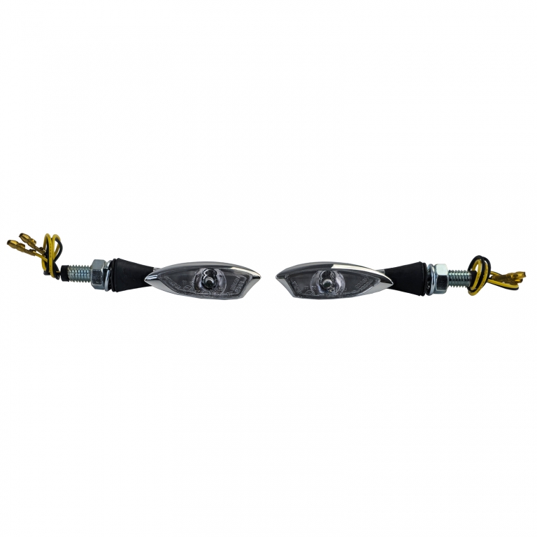 Semnalizator LED Mini pentru motocicletă MORELLA Chrome cu E-Mark Performance AutoTuning